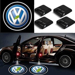 4x PCs Car Logo LED Welcome Light Wireless LED Shadow Projector Car Door Laser K
